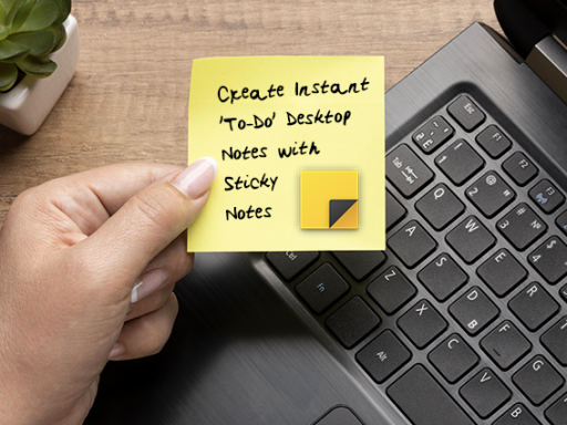 Tech Tip : Use "Sticky Notes" to create virtual Post-it notes on your PC