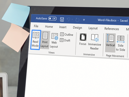 Tech Tip : How to read Word Documents Without Distractions