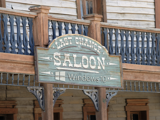 It's the last chance saloon - this is a call to action if you still have Windows 10